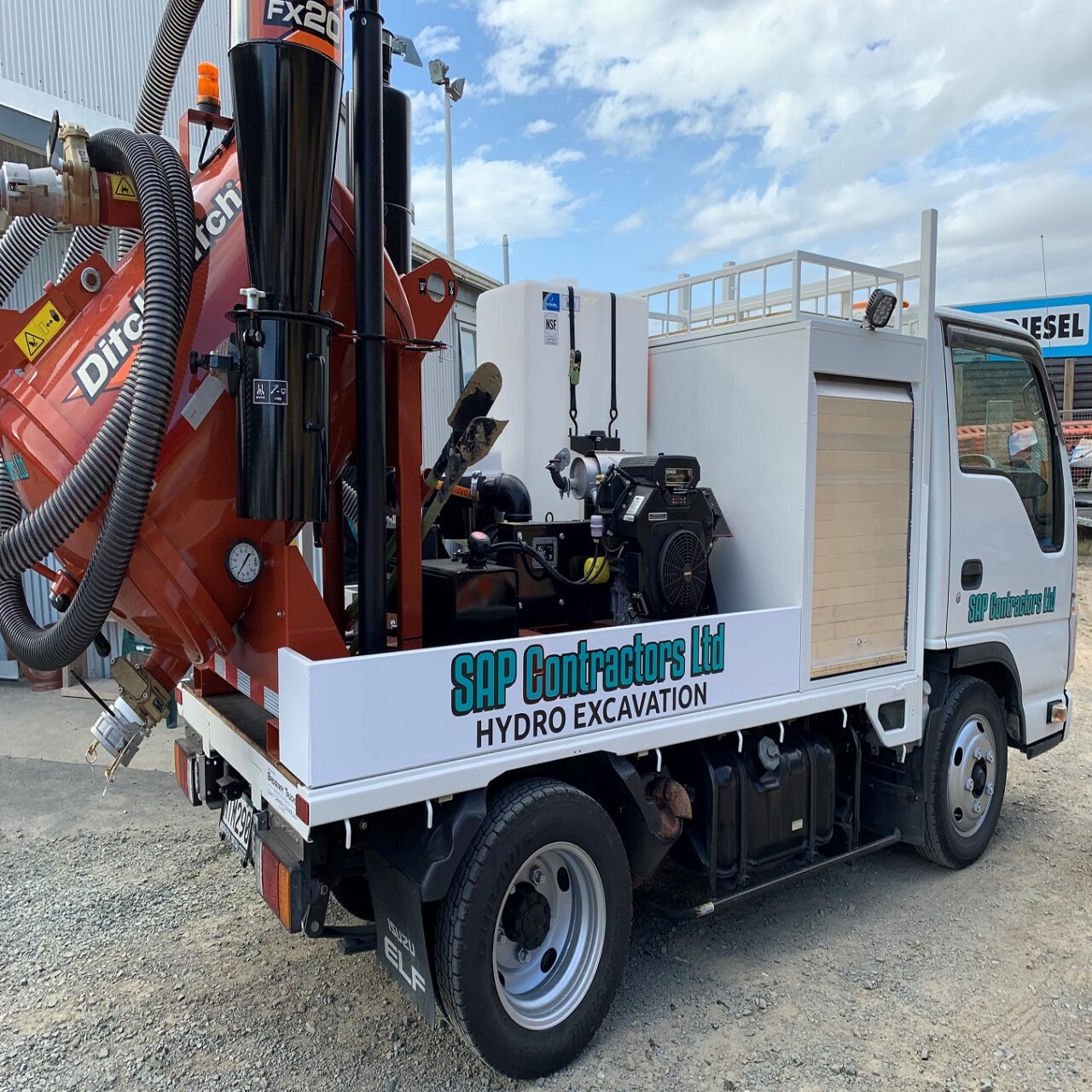 SAP Contractors Ltd Hydro Vac Services Hydro Vac Excavation